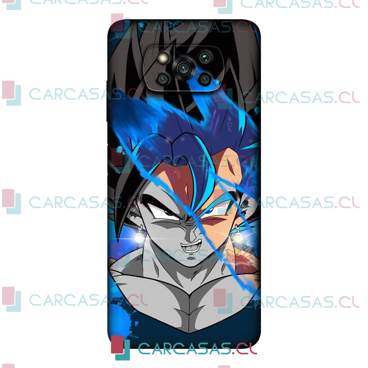 Carcasa Silicona Dragon Ball Xiaomi Poco X X Pro Fusion Azul