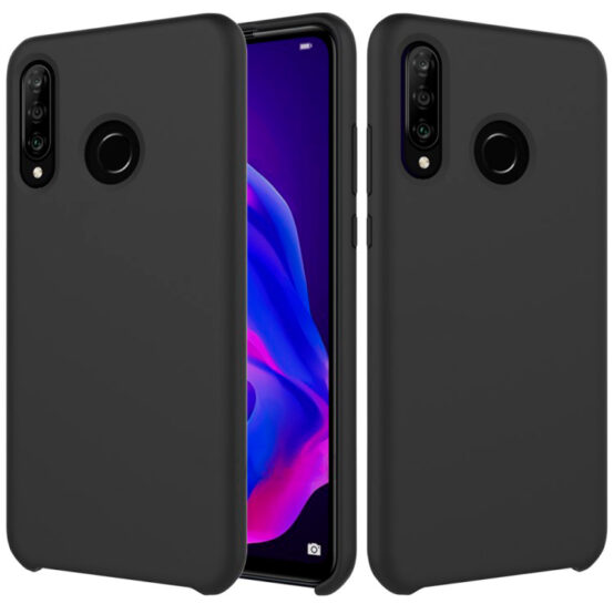 Carcasa Silicona Soft Huawei P30 Lite Negra Carcasas Chile