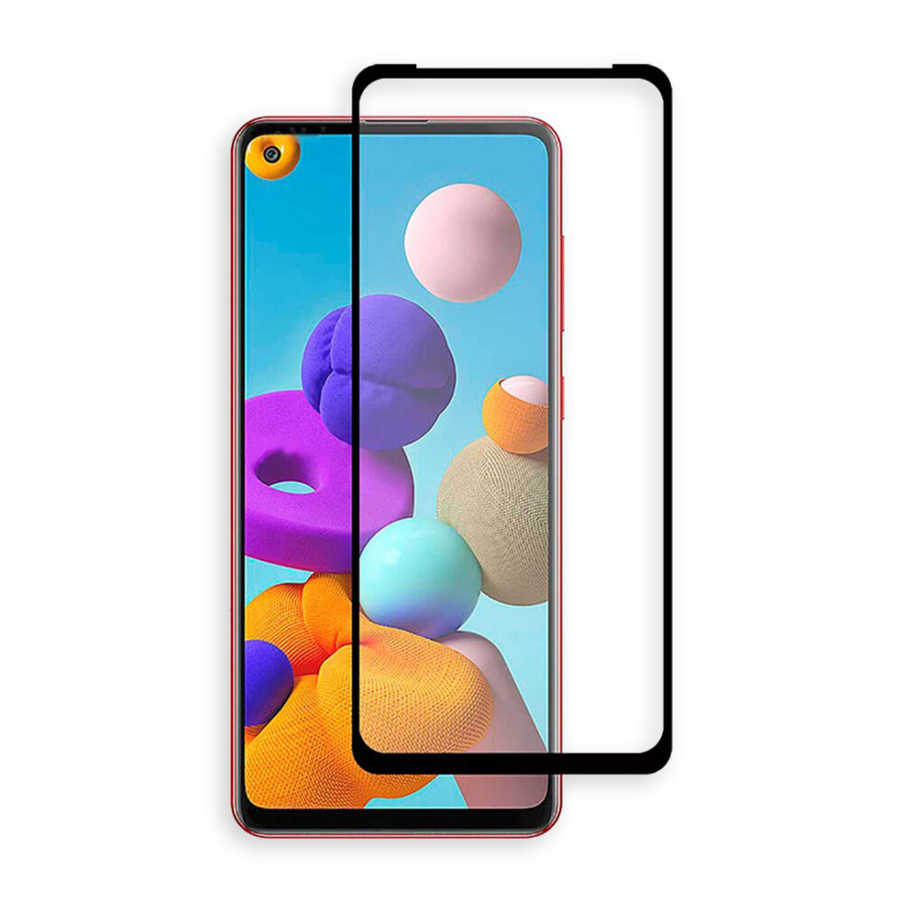 Lamina de Vidrio Templado Completo Galaxy A21S – Carcasas Chile