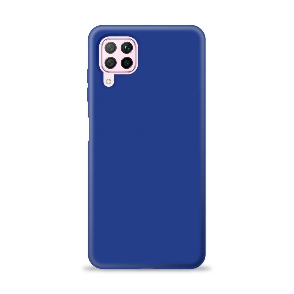 Carcasa Silicona Soft Huawei P40 Lite Azul Metalizado - Carcasas Chile