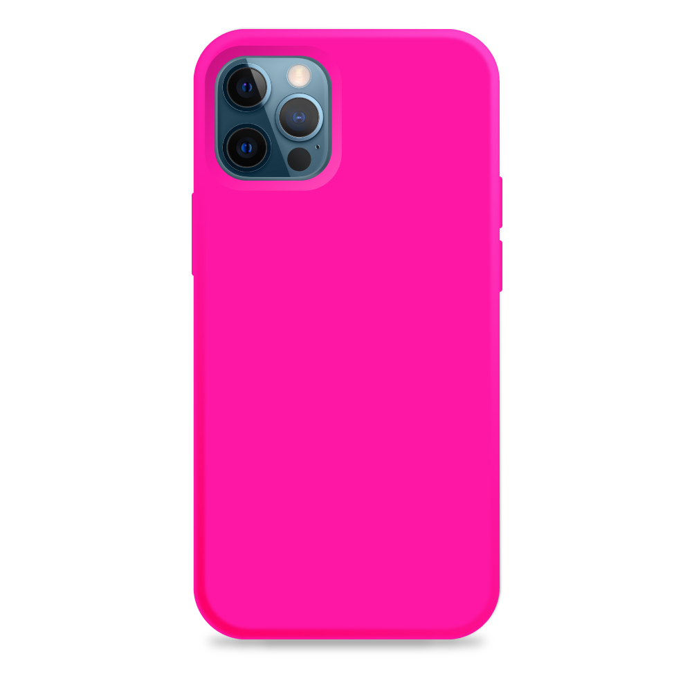 Carcasa Silicona Soft iPhone 12 / 12 Pro 6.1 pulgadas Fucsia – Carcasas ...