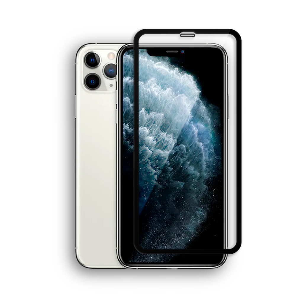 Cristal Templado Completo Blanco para iPhone 11 Pro Max