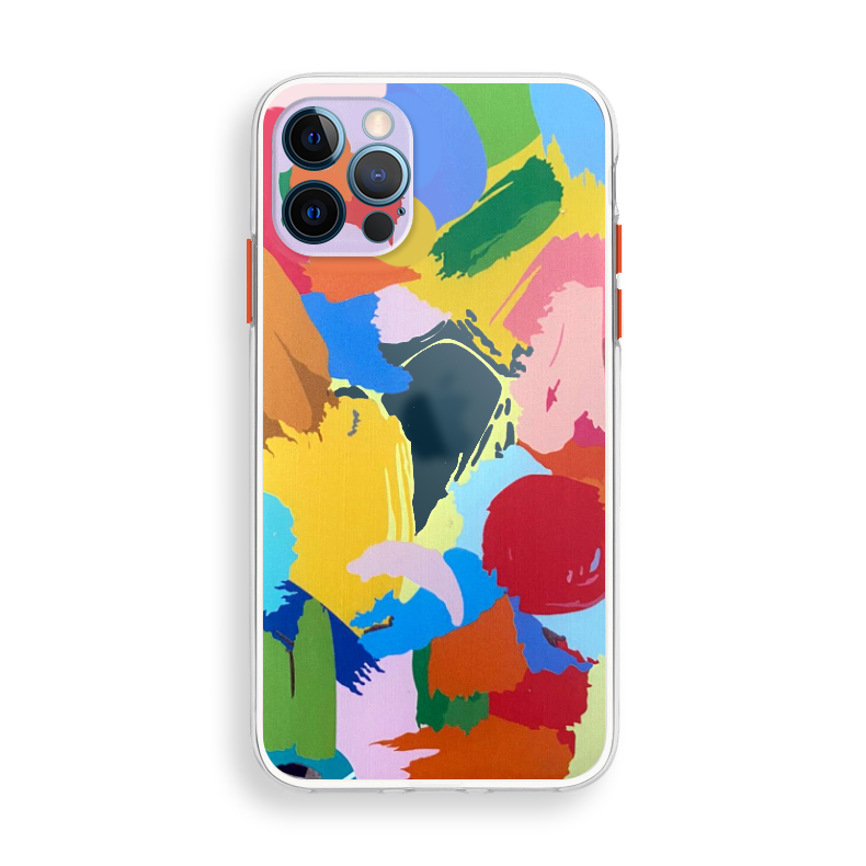 Con Logo carcasa para IPhone 12 11 Pro XS Max oficial pintura