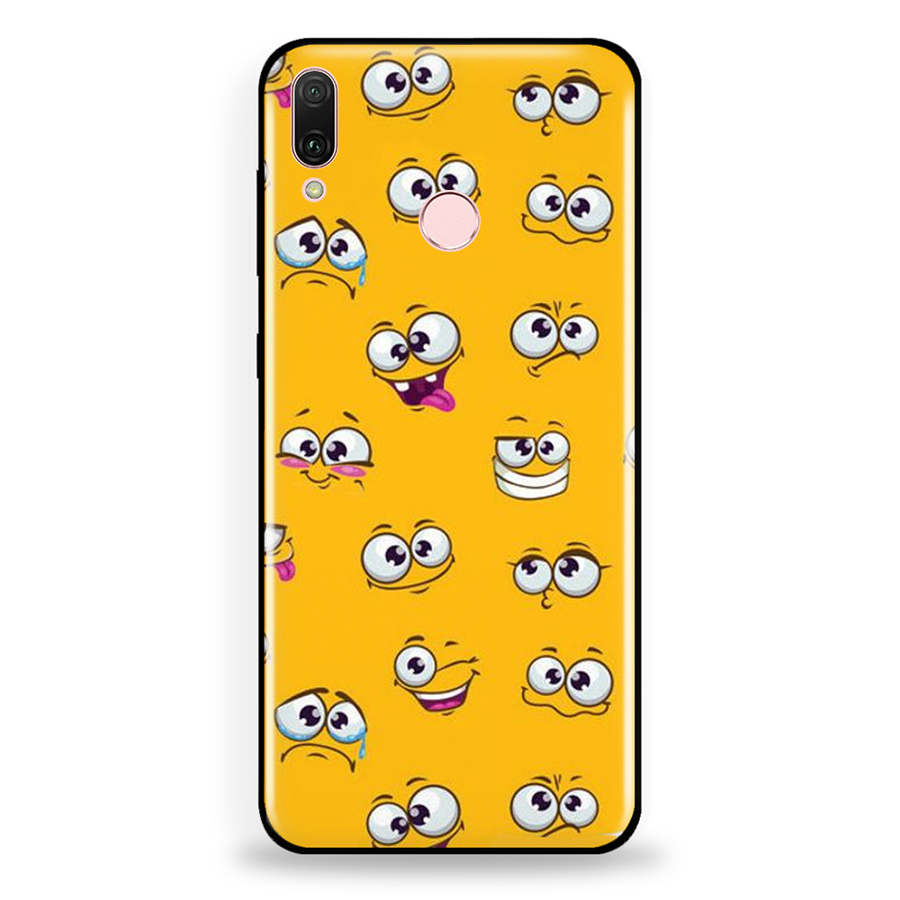 Carcasa Diseño Huawei Y9 2019 Crazy Emoticon | Carcasas Chile