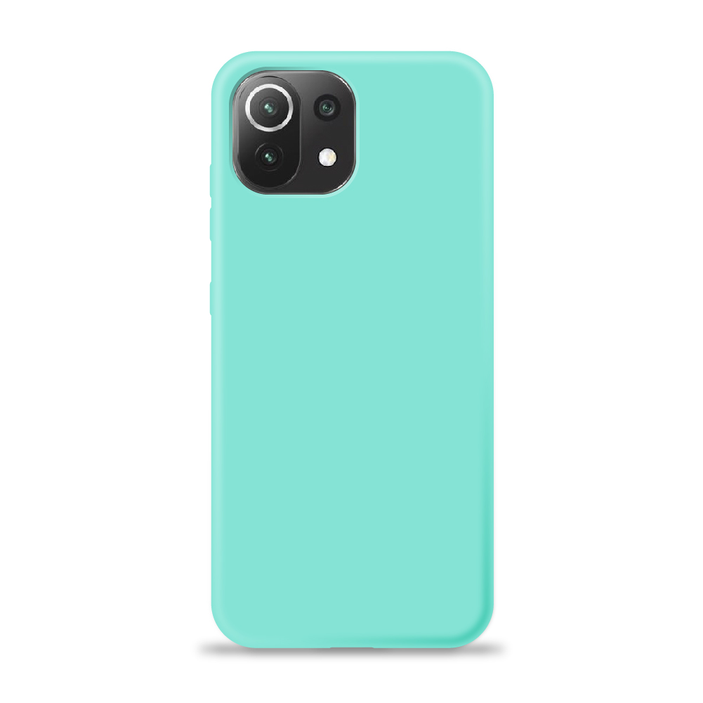 Carcasa Silicona Xiaomi Mi 11 Lite Verde Menta | Carcasas Chile