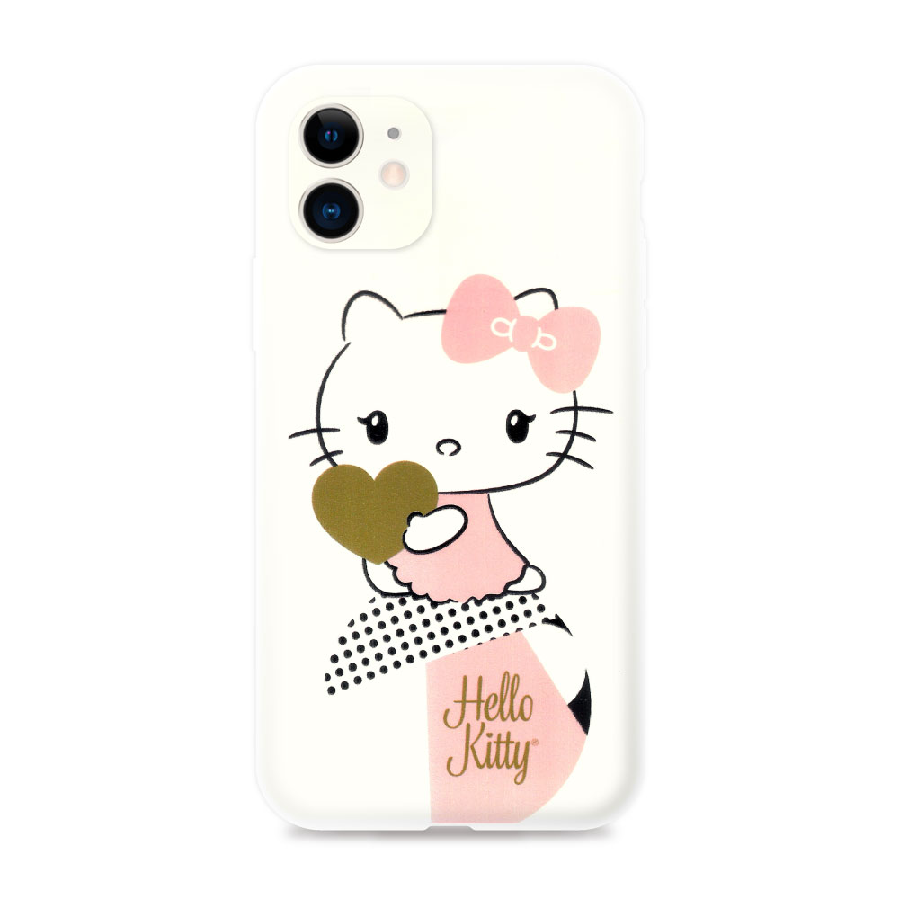 Carcasa Silicona Hello Kitty iPhone 12 Mini White | Carcasas Chile