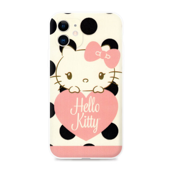 Carcasa Silicona Hello Kitty iPhone 12 Mini Heart | Carcasas Chile