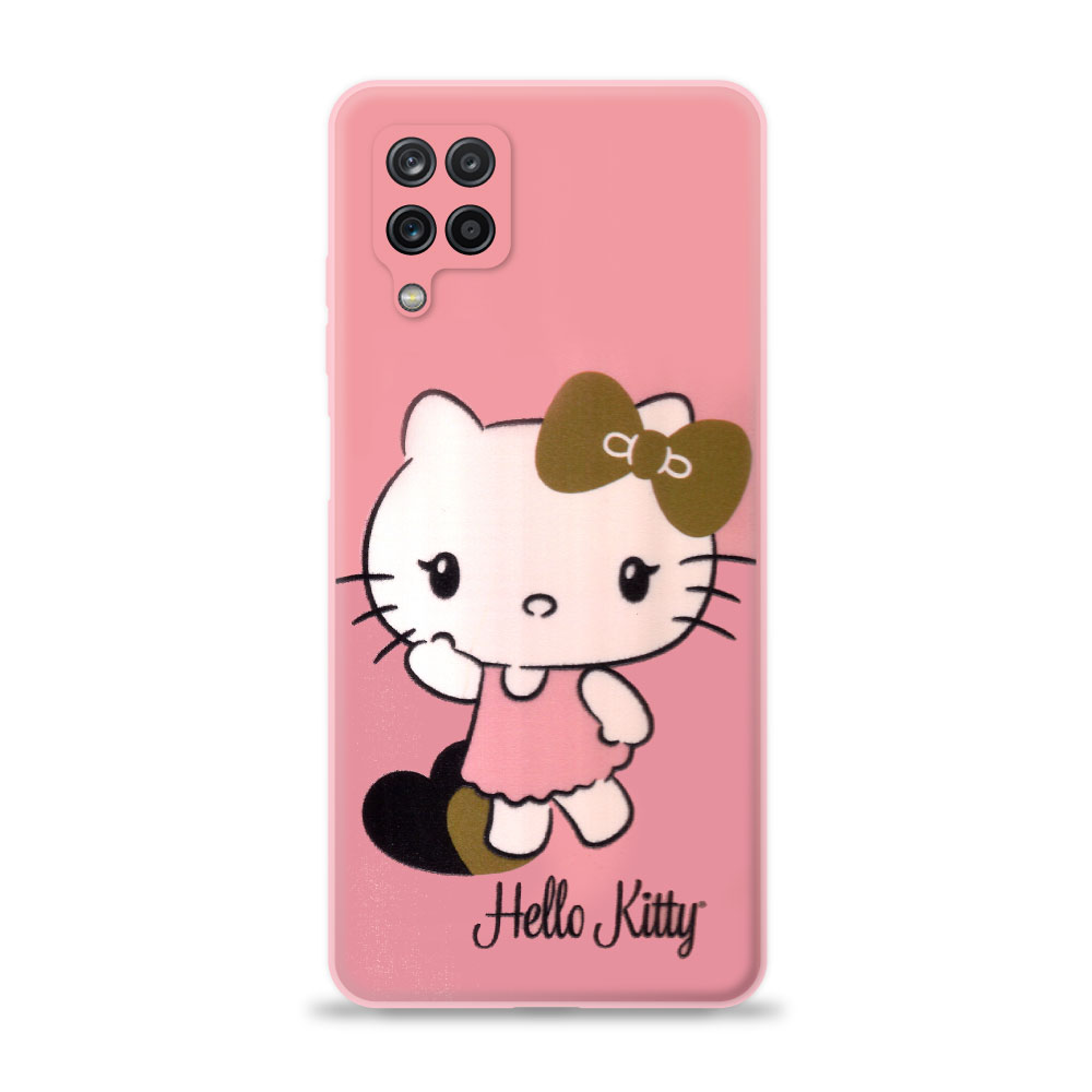 Carcasa Silicona Hello Kitty Galaxy A12 Rose | Carcasas Chile