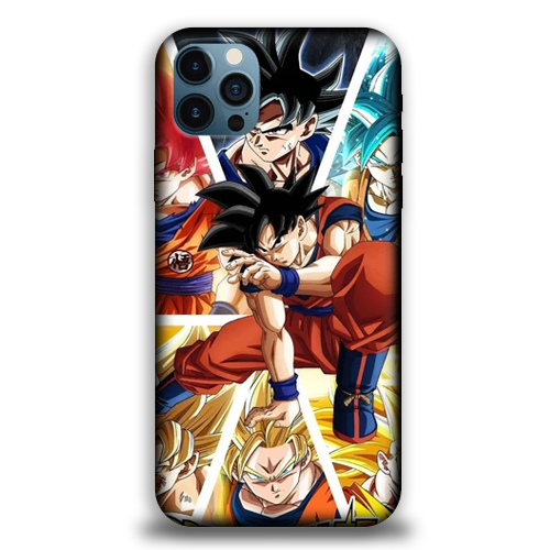 Carcasa Silicona Dragon Ball iPhone 12 Pro Max Goku | Carcasas Chile