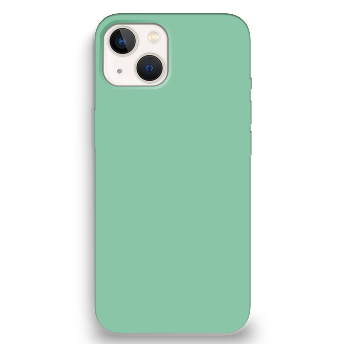 Carcasa Silicona Soft Para iPhone 15 Pro Max Verde Menta