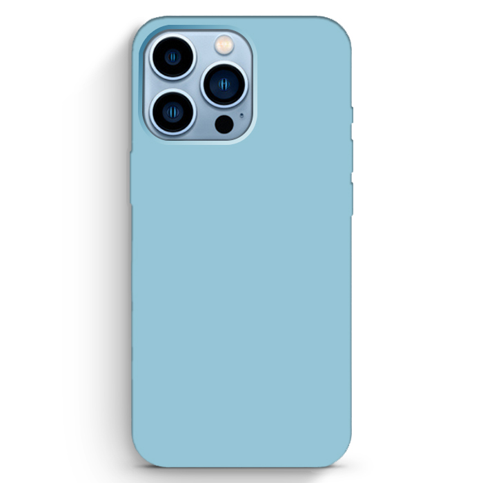 Carcasa Silicona Soft Compatible con iPhone 13 Pro Celeste | Carcasas Chile