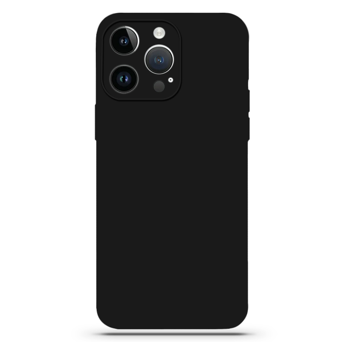 Carcasa Silicona Soft Para iPhone 14 Pro Max Negro – Carcasas Chile