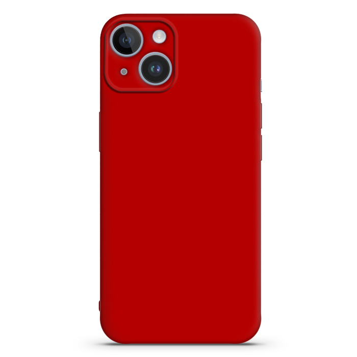 Carcasa Silicona Soft Para iPhone 14 Rojo - Carcasas Chile