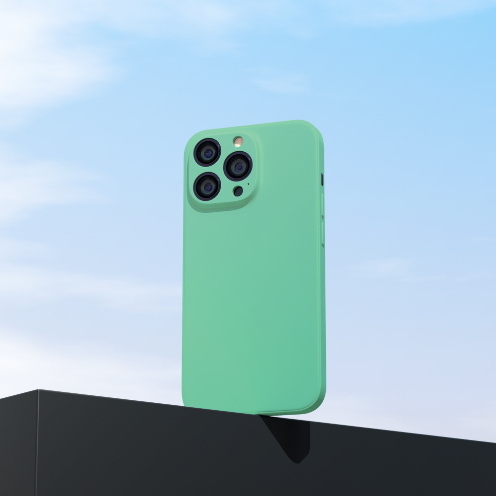 Carcasa Silicona Soft para iPhone 14 Pro Verde Menta – Carcasas Chile